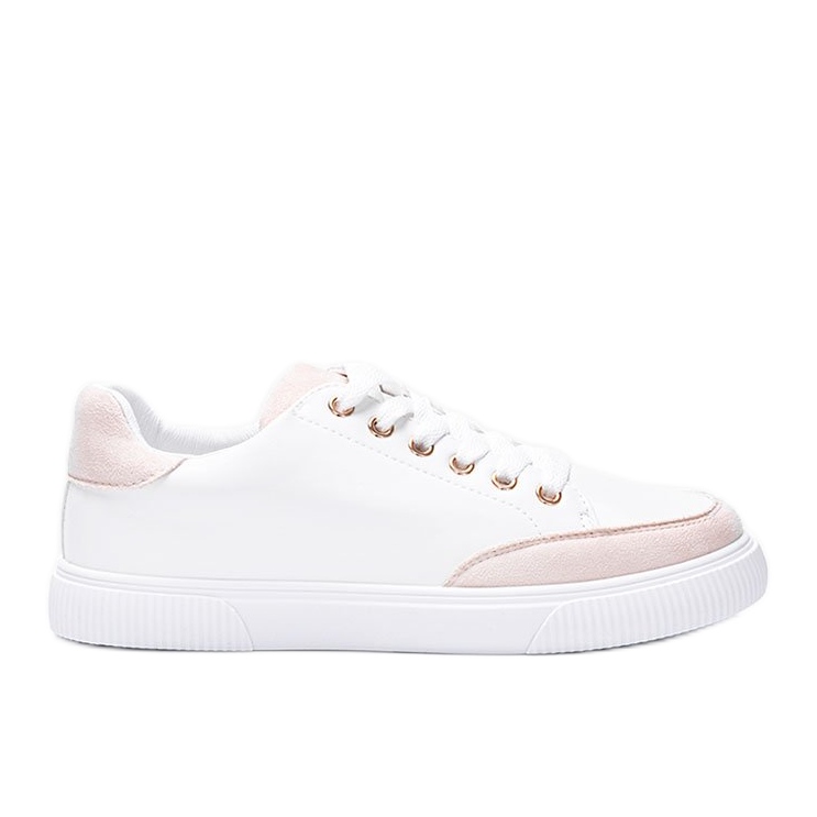 Sneakers Brighton bianche e beige
