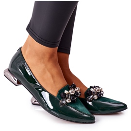 Ballerine da donna Laura Messi Pelle Verde 2157