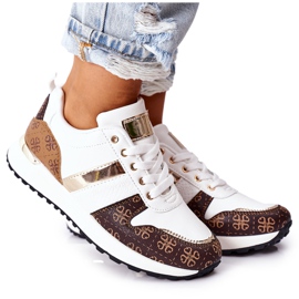 Scarpe Sportive Sneakers Bianco Next marrone