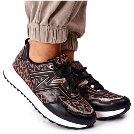Scarpe Sportive con Logo Sneakers Nero-Marrone Always