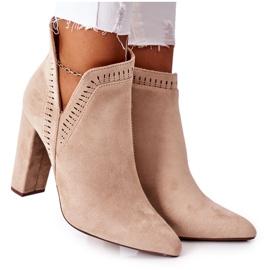 PS1 Stivali caldi su una barra Beige Sally