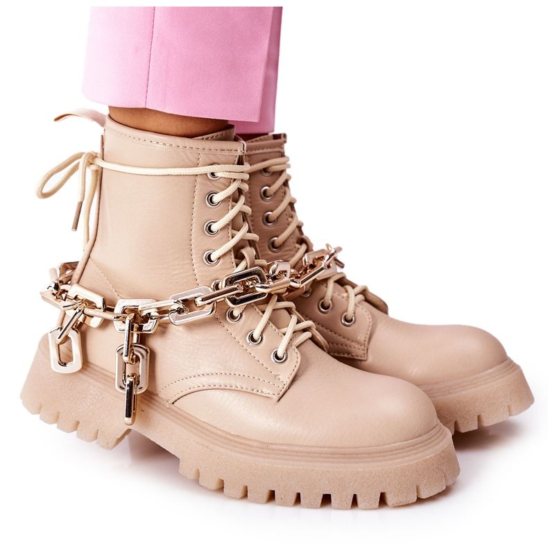 PS1 Stivali alti ed eleganti del Graal beige