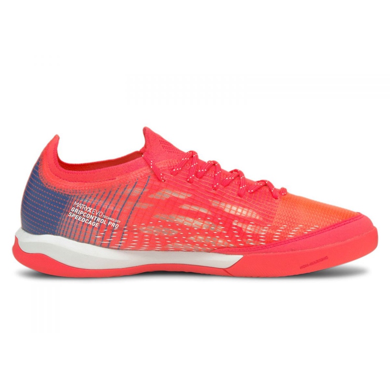 Scarpe da calcio Puma Ultra 1.3 Pro Court M 106517-01 multicolore rosso