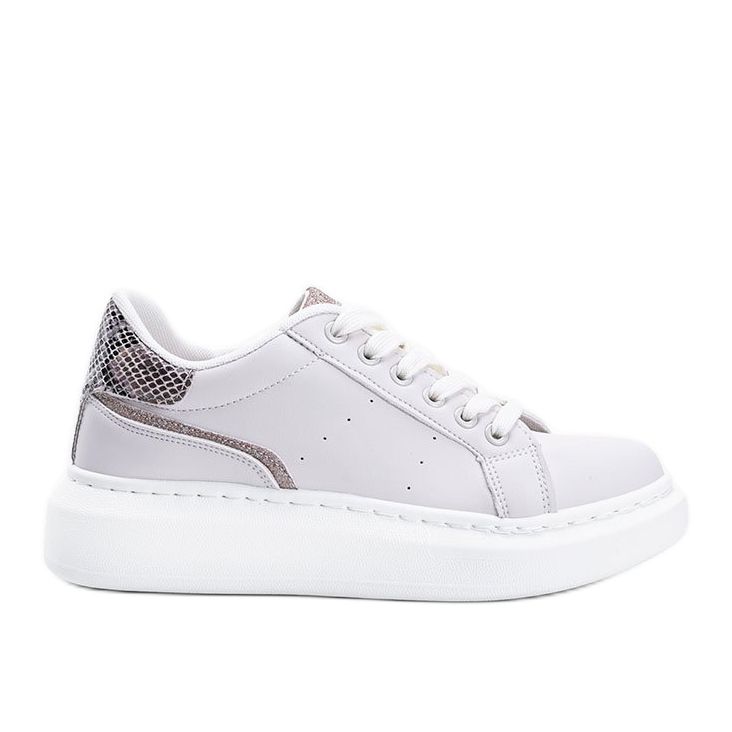 Sneakers beige con suola spessa Alicer