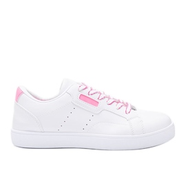 Sneakers Boomshom rosa e bianche bianca