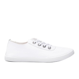 Classiche sneakers bianche con zirconi di Silisov bianca
