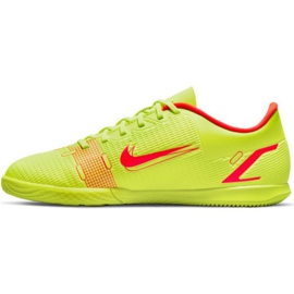 Nike Mercurial Vapor 14 Club Ic Jr CV0826 760 scarpe da calcio giallo verde