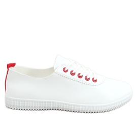 Sneakers da donna bianche e rosse JF-873 Red bianco rosso