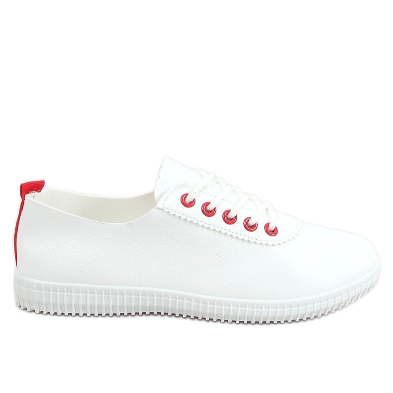 Sneakers da donna bianche e rosse JF-873 Red bianca rosso