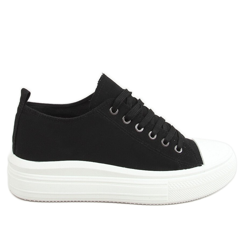Sneakers nere da donna PC12P Black nero