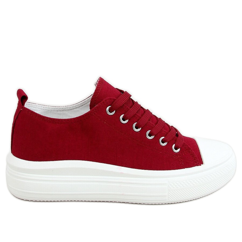 Sneakers bordeaux da donna PC12P W.RED rosso