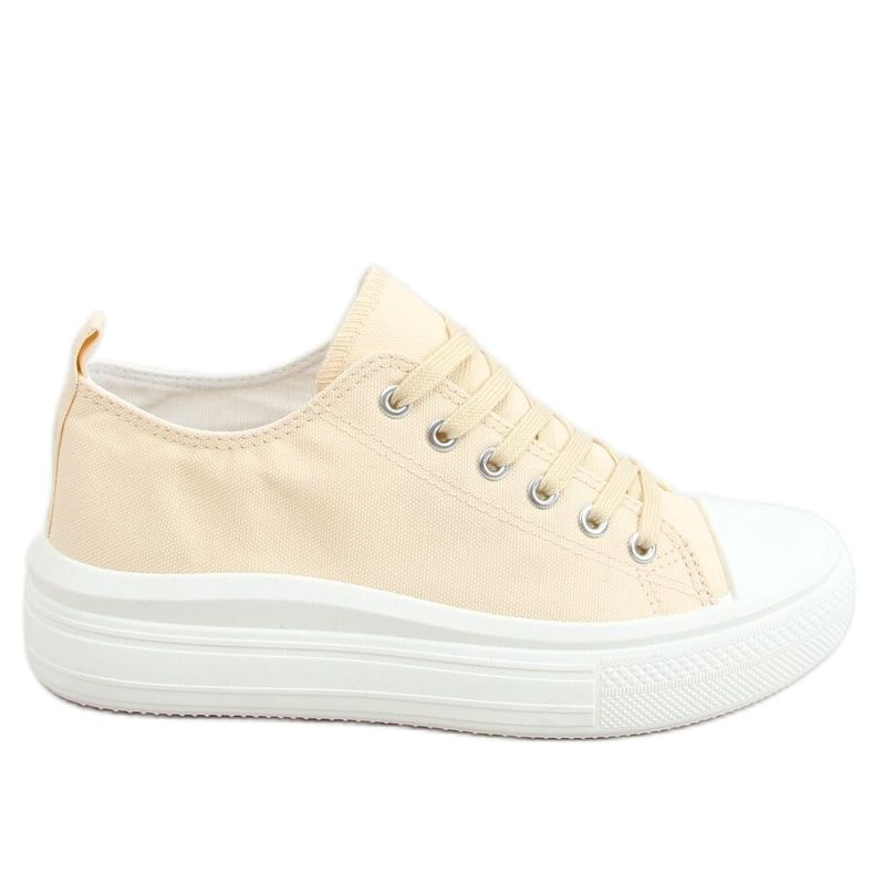 Sneakers beige da donna PC12P Beige