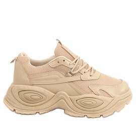 Scarpe sportive beige scuro LA182 Khaki cachi