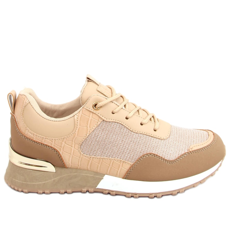 Scarpe sportive beige da donna YL-52 Khaki cachi