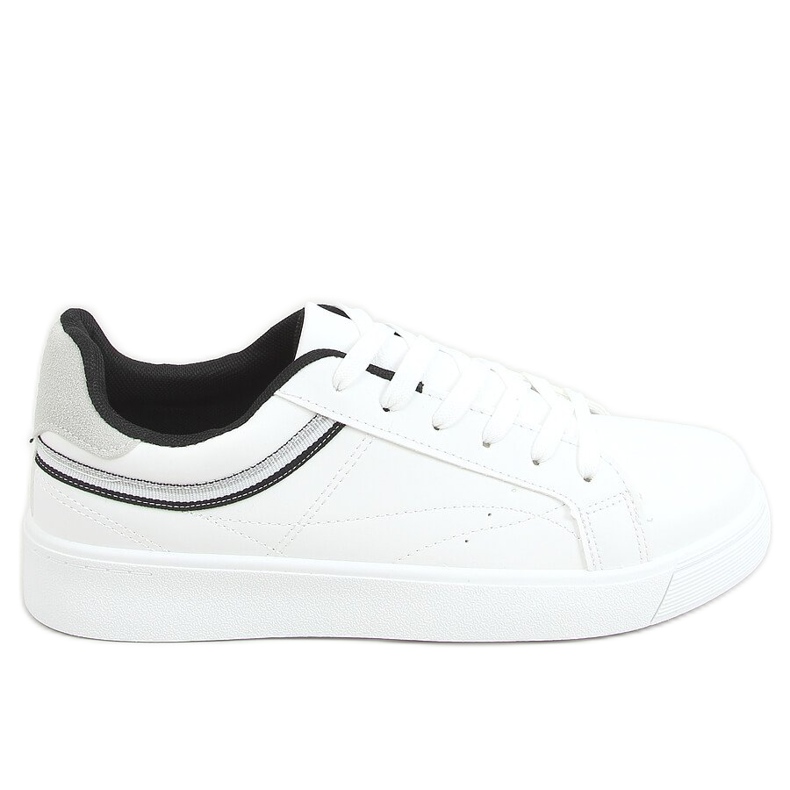 Sneakers da donna bianche B0-686 BIANCO/NERO bianca