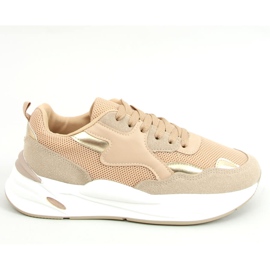 Scarpe sportive beige scuro YL-57 Khaki cachi