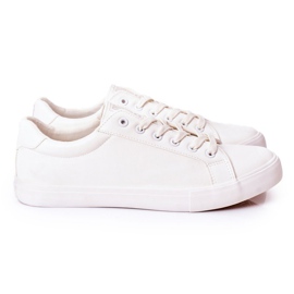 Sneakers da uomo in pelle Big Star II174028 Bianco