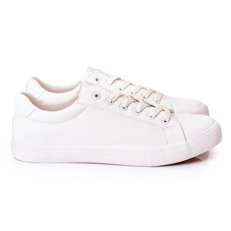 Sneakers da uomo in pelle Big Star II174028 Bianco bianca