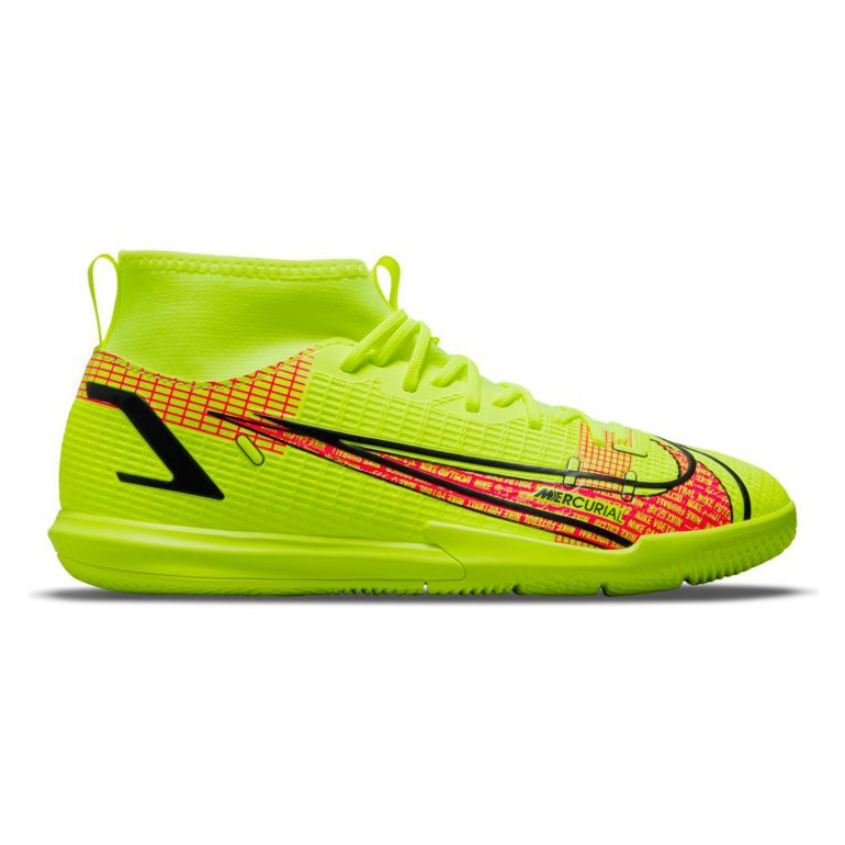Nike Mercurial Superfly 8 Academy Ic Jr CV0784-760 scarpe da calcio multicolore gialli