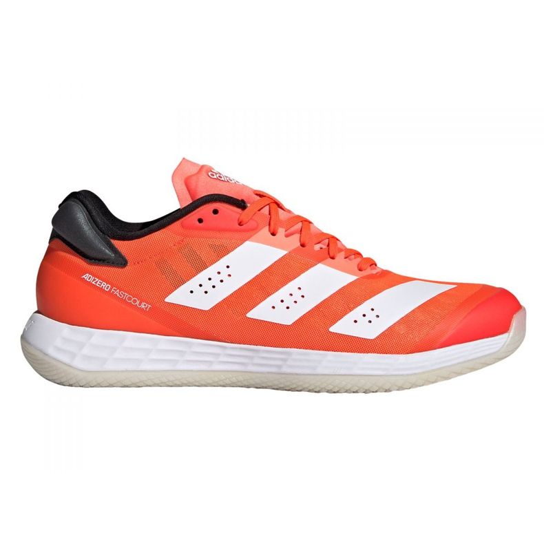 Scarpe indoor adidas Adizero FastCourt 2.0 M FZ4668 multicolore arancia