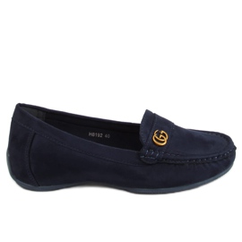 Mocassini donna blu navy H8192 Azul