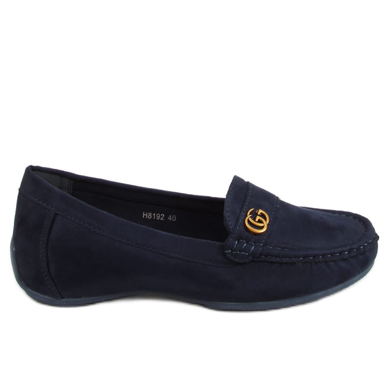 Mocassini donna blu navy H8192 Azul