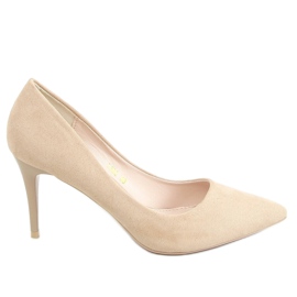 Décolleté su una spilla beige L502 beige