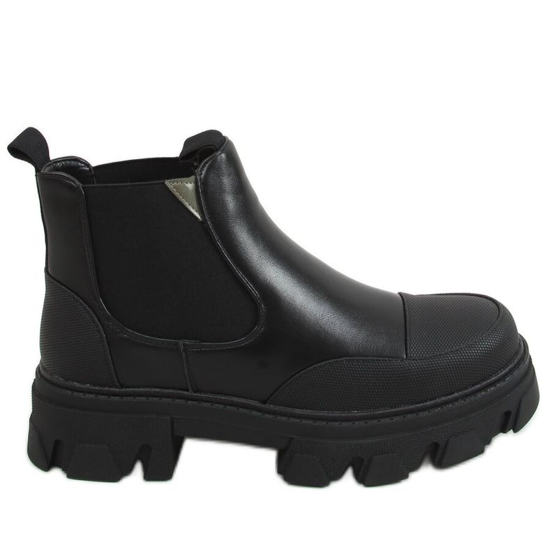 Stivaletti Chelsea neri da donna NC1250P Nero