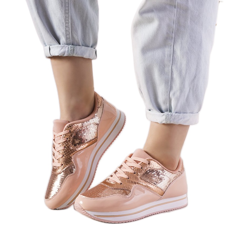 Sneakers laccate Adeyla rosa