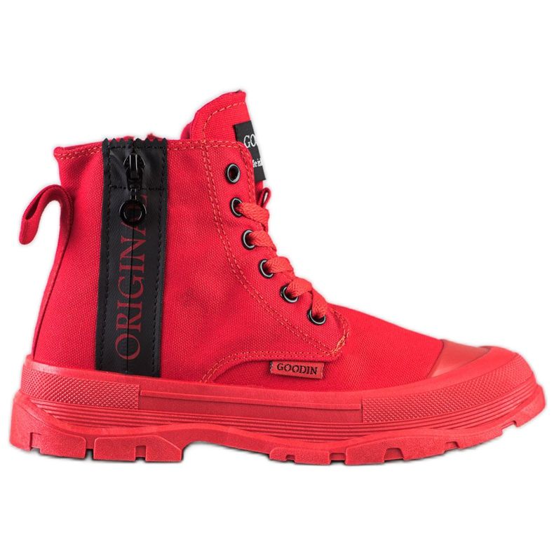 Goodin Sneakers Alte Originali rosso