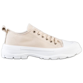 Goodin Scarpe Da Ginnastica Sulla Piattaforma beige