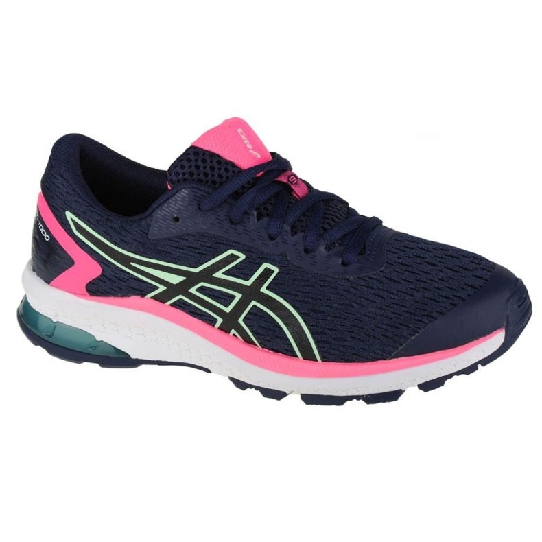 Asics GT-1000 9 G Jr 1014A150-400 blu navy rosa