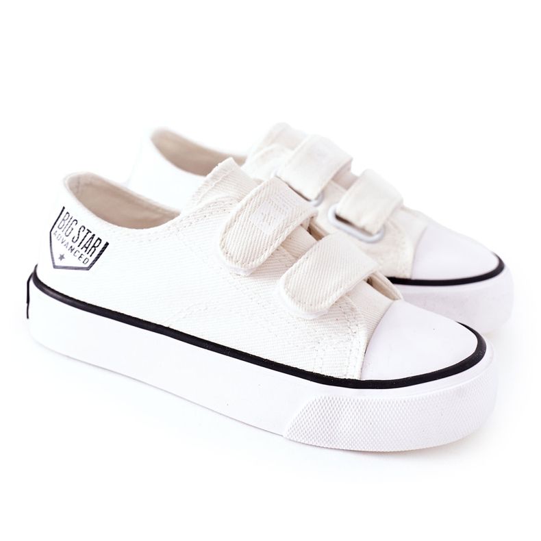 Sneakers Bambini Con Velcro Big Star FF374061 Bianco bianca