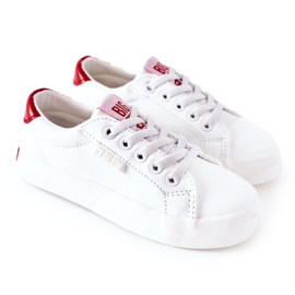 Sneakers in pelle per bambini Big Star DD374134 Bianco