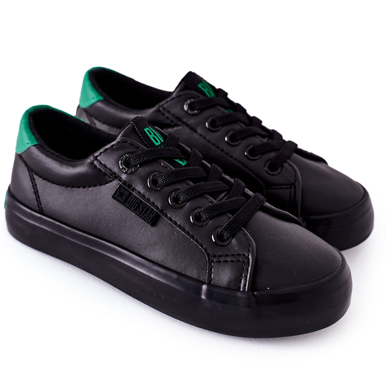 Sneakers in pelle per bambini Big Star DD374147 Nero