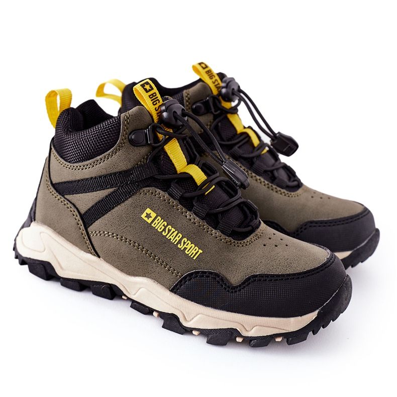 Scarpe da trekking per bambini Big Star GG374047 Kaki verde