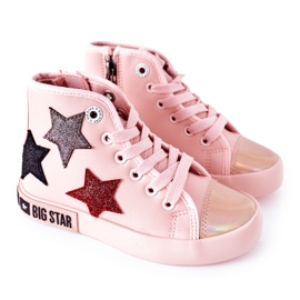 Sneakers Alte Per Bambini Con Cerniera Big Star II374030 Rosa multicolore