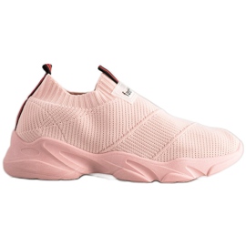 SHELOVET Sneakers alla moda rosa senza lacci