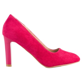 Sabatina Décolleté classiche col tacco alto rosa