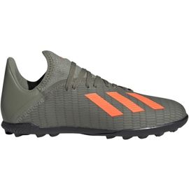 Scarpe da calcio Adidas X 19.3 Tf Jr EF8375 cachi