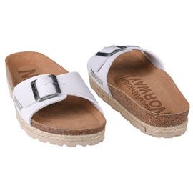 Ciabatte Geographical Norway Sandalias Bios Pala Hebilla W GNW20419-17 bianco