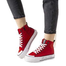 Sneakers da donna Red Big Star di Balvin rosso