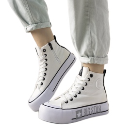 Sneakers Big Star bianche da donna di Balvin bianco
