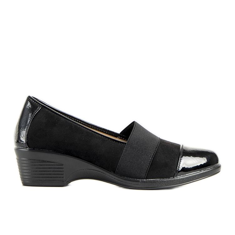 Scarpe nere sulla zeppa Bellissima nero