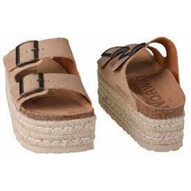 Pantofole Geographical Norway Sandalias Plataforma Comoda W GNW20405-33 beige
