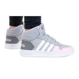 Adidas Hoops Mid 2.0 K GZ7772 scarpe nero
