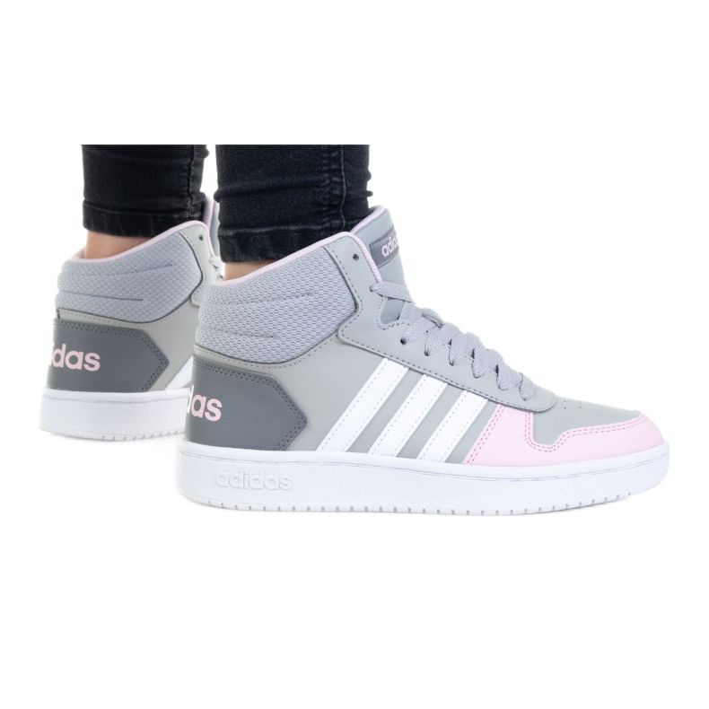 Adidas Hoops Mid 2.0 K GZ7772 scarpe nero