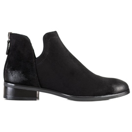 Stivali in camoscio con cut-out VINCEZA nero