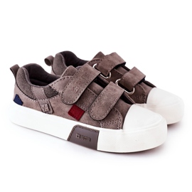 Sneakers Bambini Con Velcro Big Star II374018 Grigie grigio
