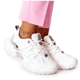 Scarpe sportive da donna Memory Foam Big Star II274088 Bianco